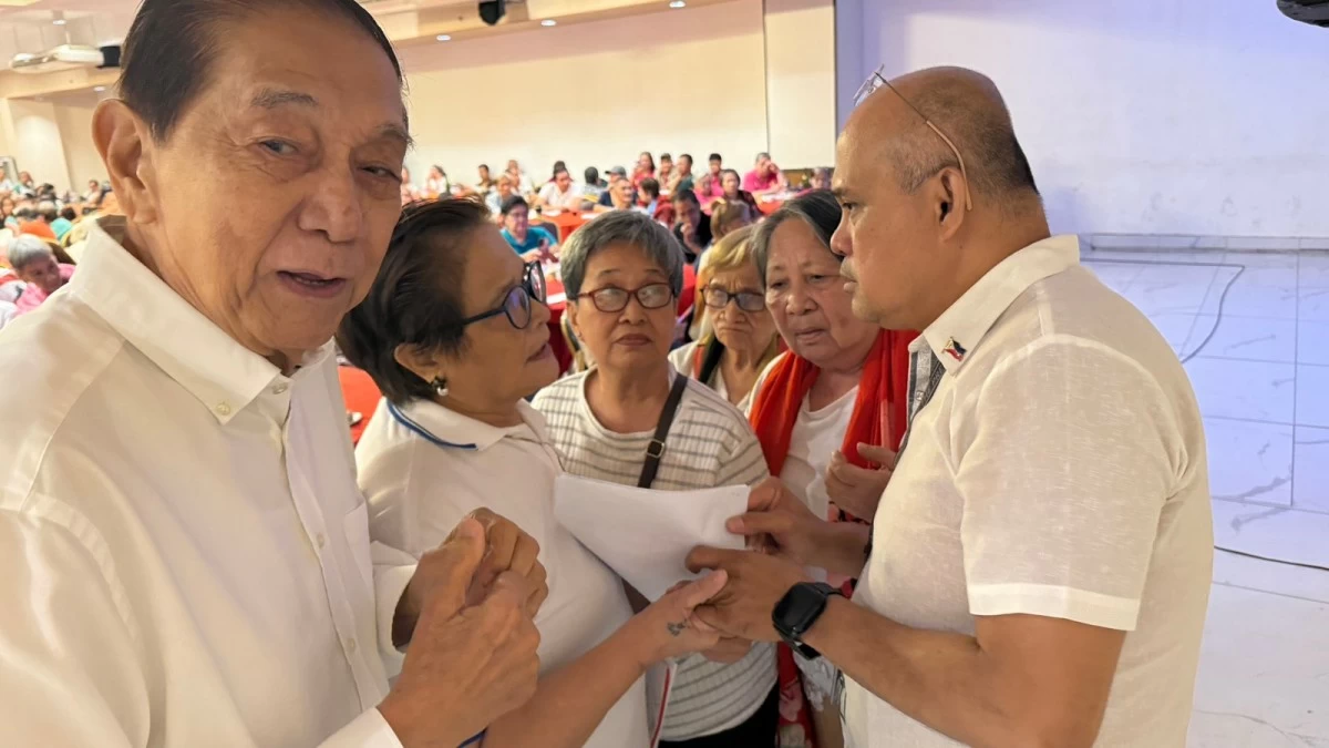 Presidents of various senior citizens' organizations in Quezon City discuss a resolution calling for reforms in the National Commission of Senior Citizens' implementation of the Expanded Centenarian Act during a senior citizens' summit held in June. (Photo courtesy of Benjamin Rosario)