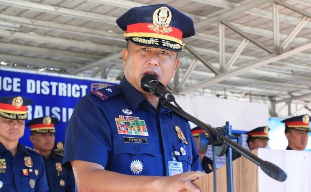 Brig. Gen. Glenn Oliver Cinco, SPD district director (Photo from SPD's Facebook page) 