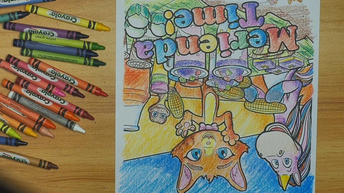 Coloring Time — This segment tries to get kids to color along, showing that screen time doesnt have to be passive.