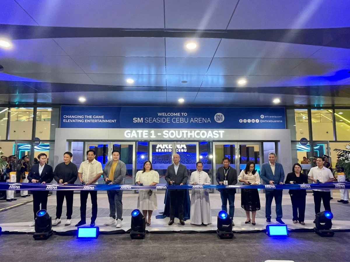 SM Seaside Cebu Arena ribbon cutting