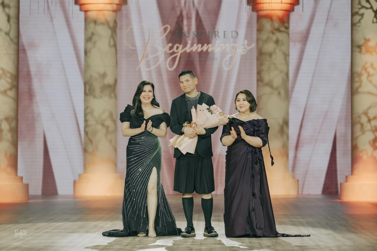  Joanne Gomez, Commercial Director of Conrad Manila; Director Robby Carmona of Saga; and Kutchie Zaldarriaga, CEO of Getting Married Wedding Coordinators and Event Planners;
