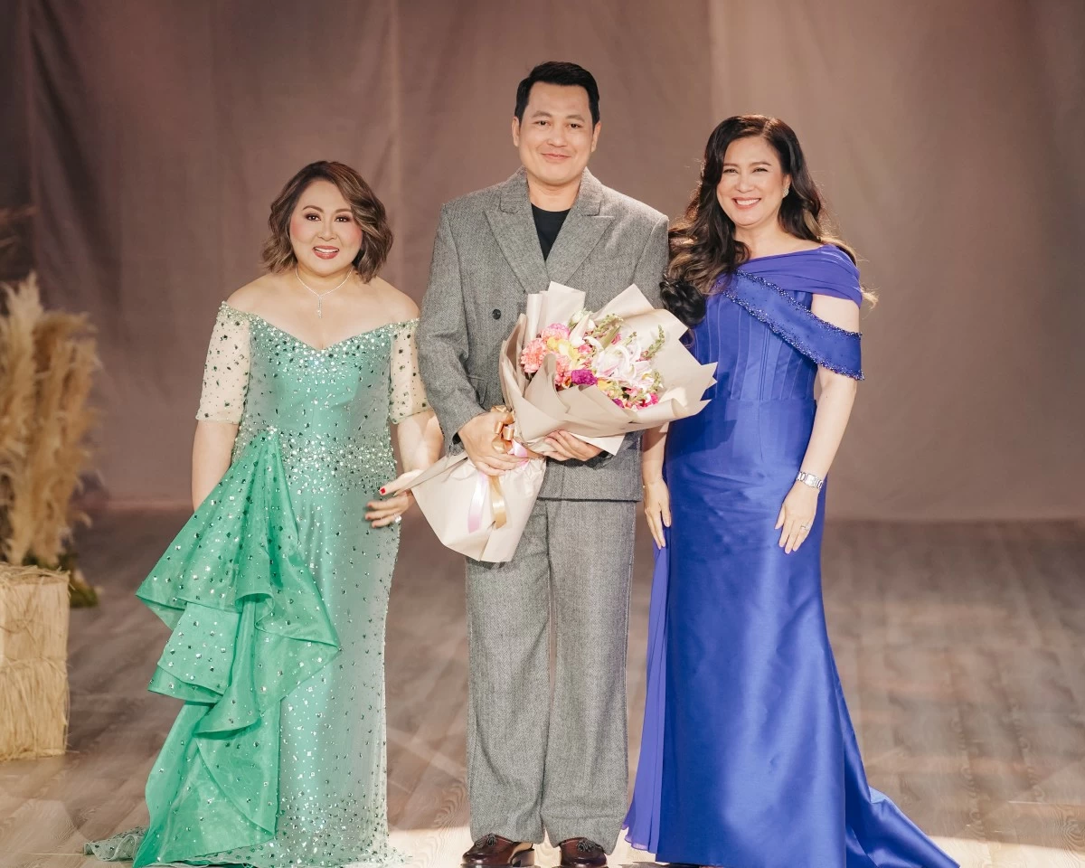 Kutchie Zaldarriaga, CEO of Getting Married Wedding Coordinators and Event Planners; Randy Lazaro, Stylist; and Joanne Gomez, Commercial Director of Conrad Manila
