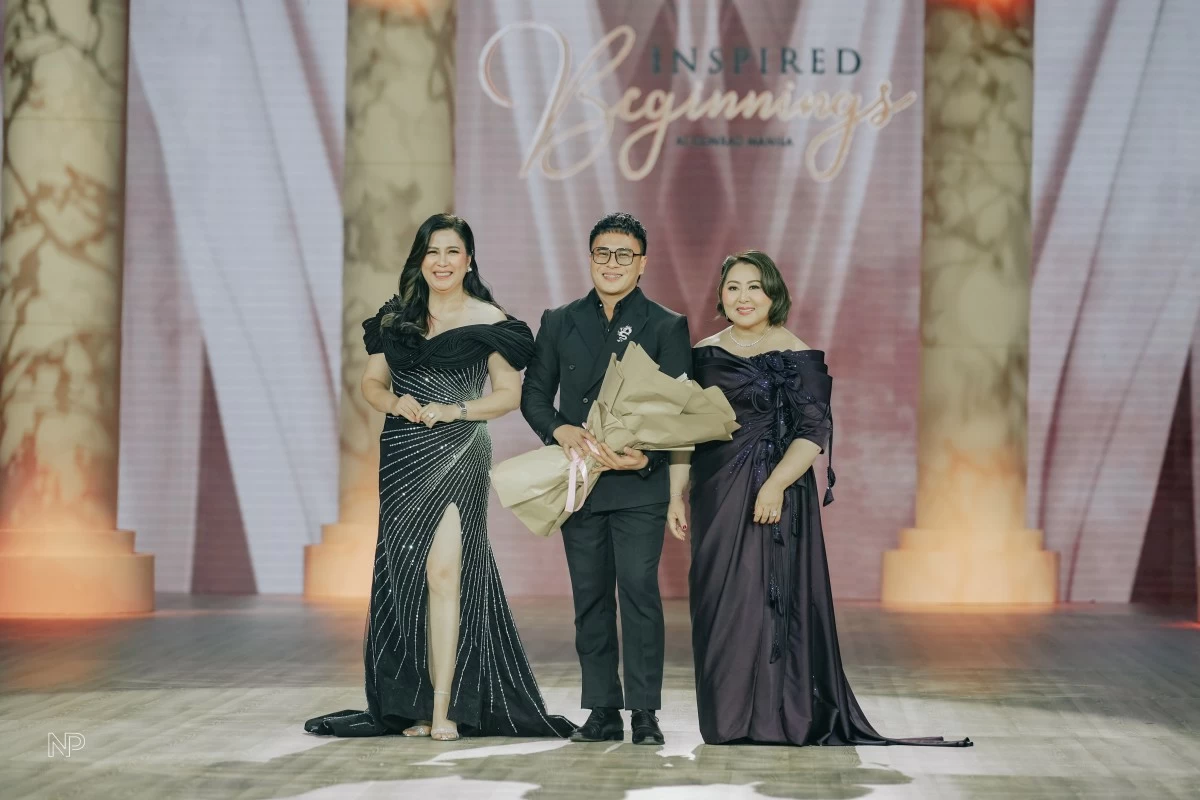 Joanne Gomez, Commercial Director of Conrad Manila; Drew Menor, Stylist; Kutchie Zaldarriaga, CEO of Getting Married Wedding Coordinators and Event Planners
