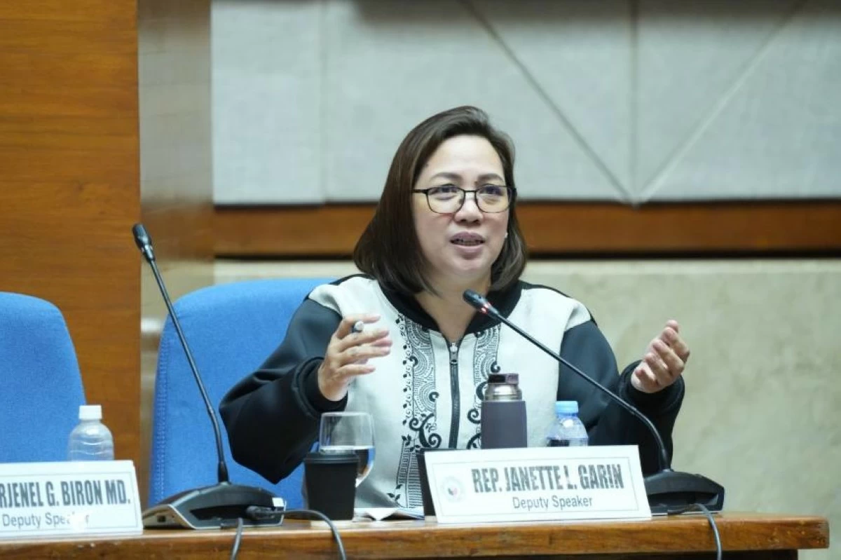 Iloilo 1st district Rep. Janette Garin (PPAB)