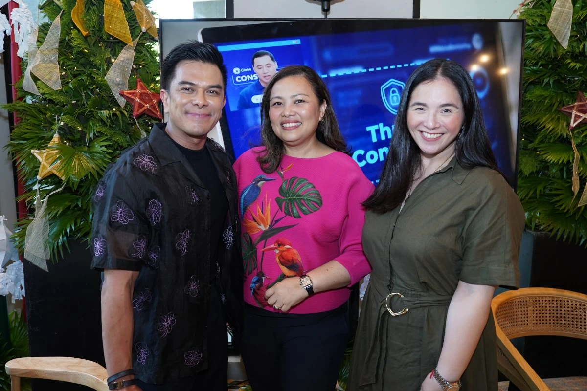 Neil Trinidad, GCash chief marketing officer; Roche Vandenberghe, Globe Telecom chief marketing officer and Mae Dichupa, Ayala Malls head of Marketing and Consumer Experience
