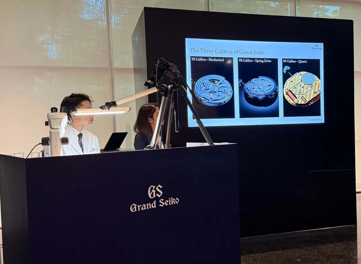 Grand Seiko conducting a Watchmaker class during Lucerne Watch Week.