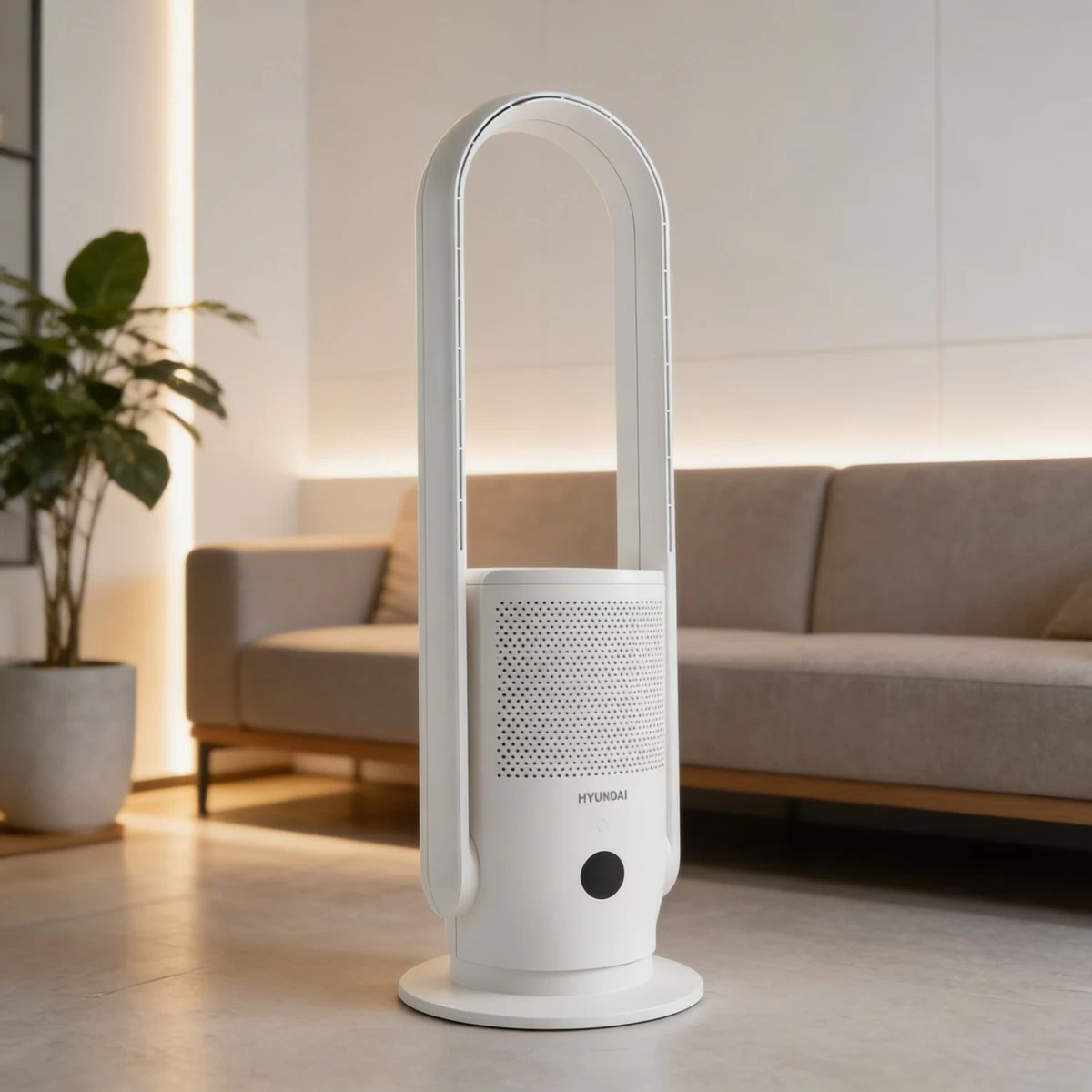 Hyundai Bladeless Rechargeable Tower Fan