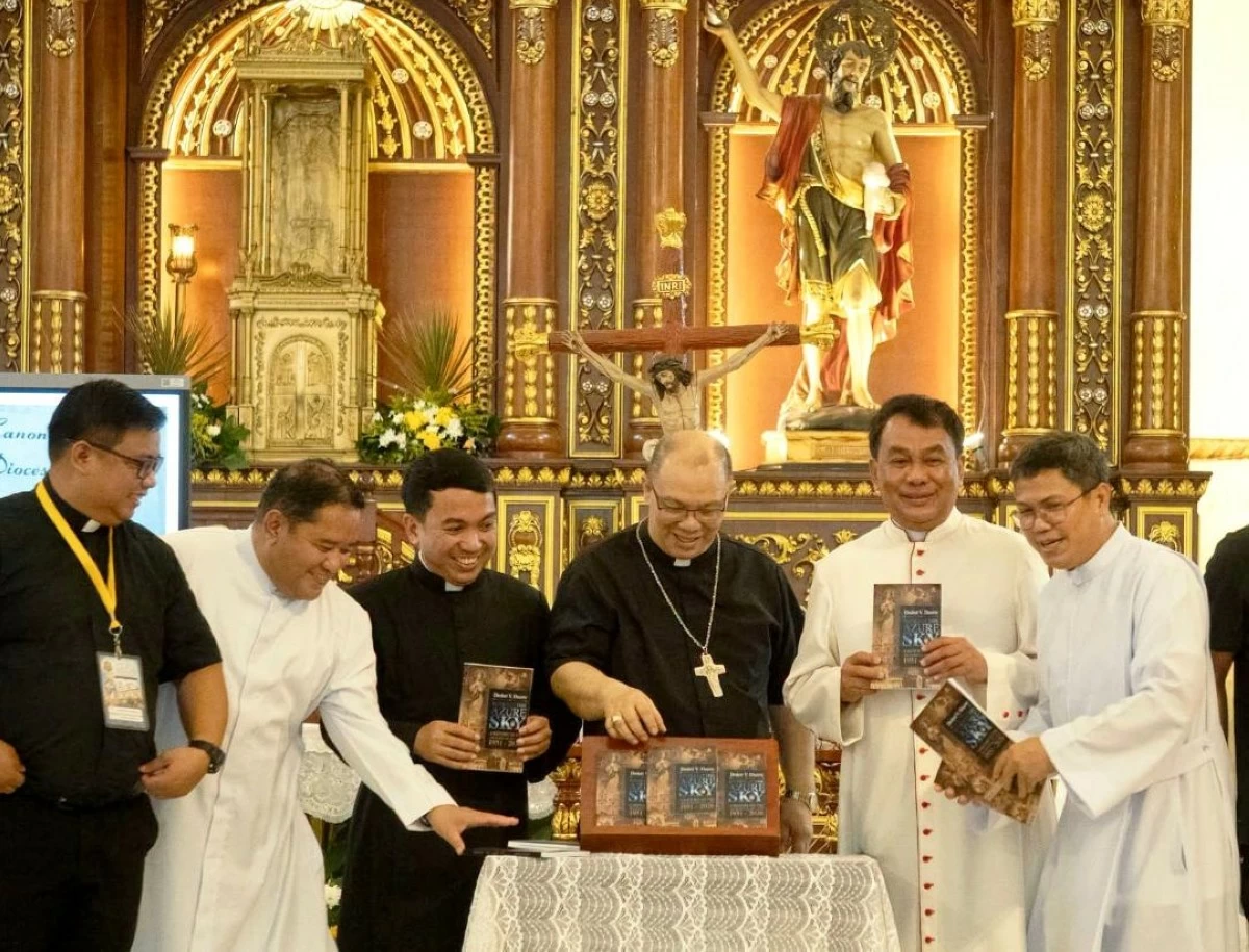 THE launching of the book – Beneath the Azure Sky: A History of the Archdiocese of Capiz (1951–2026) – that coincided with the 75th anniversary of the Archdiocese of Capiz.  (Spirit FM Roxas)

