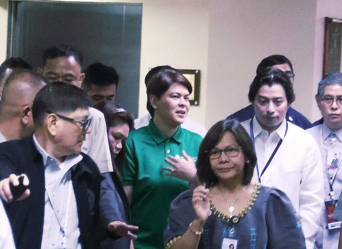 Vice President Sara Duterte (Senate PRIB)