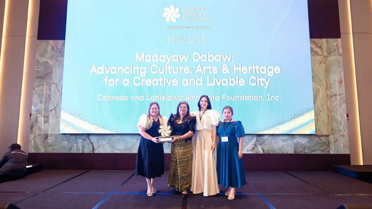 Representatives of the Alcantara Foundation and Alsons Dev at the 2026 CSR Guild Awards (Photo: Alsons Dev)