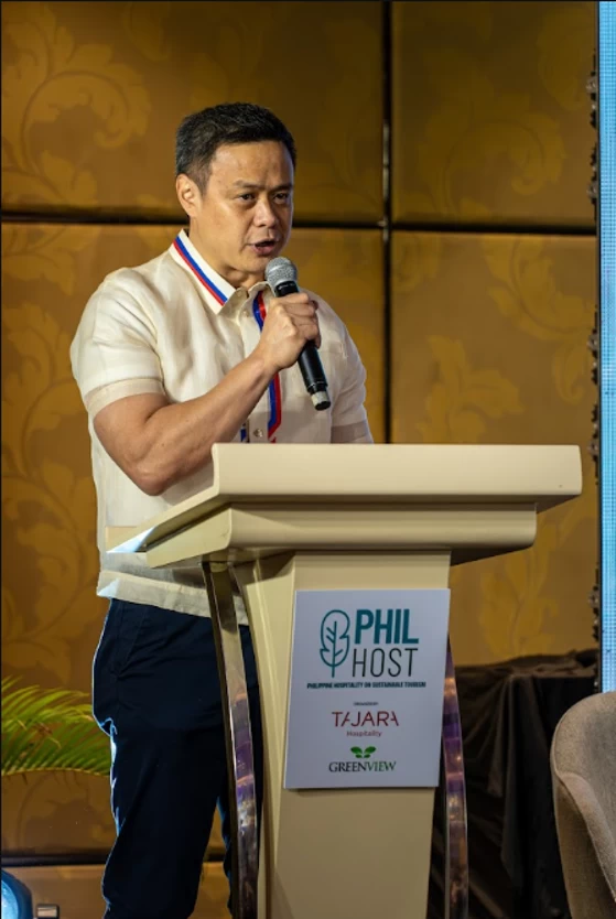 Undersecretary of the Department of Tourism Capt. Stanley K. Ng in his keynote speech
