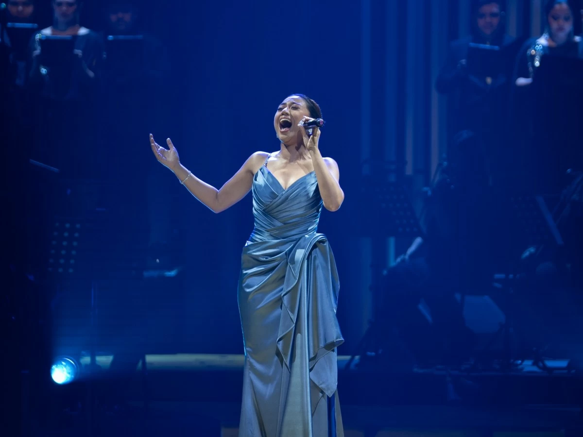 Morissette Amon givign a glimpse of TGA's upcoming production of 
