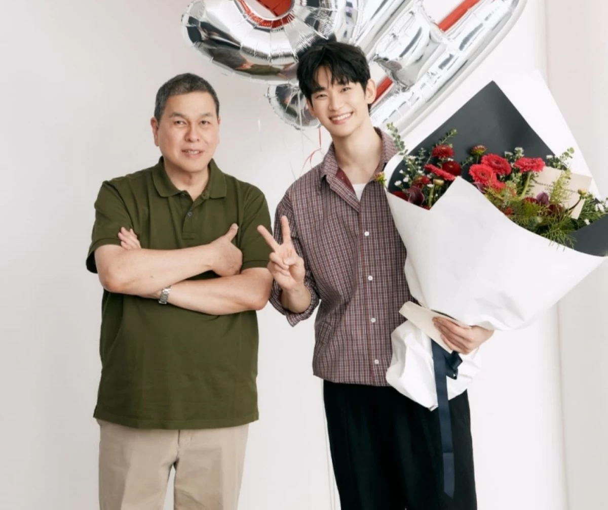 Kim Soo-hyun and Ben Chan (Photo from Ben Chan's Instagram account) 