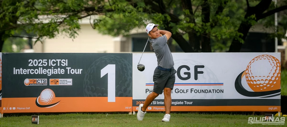 Rolando Bregente in action during the Intercollegiate Championship. (Contributed photo)
