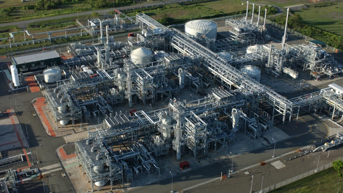 Malampaya onshore gas plant in Tabangao, Batangas.