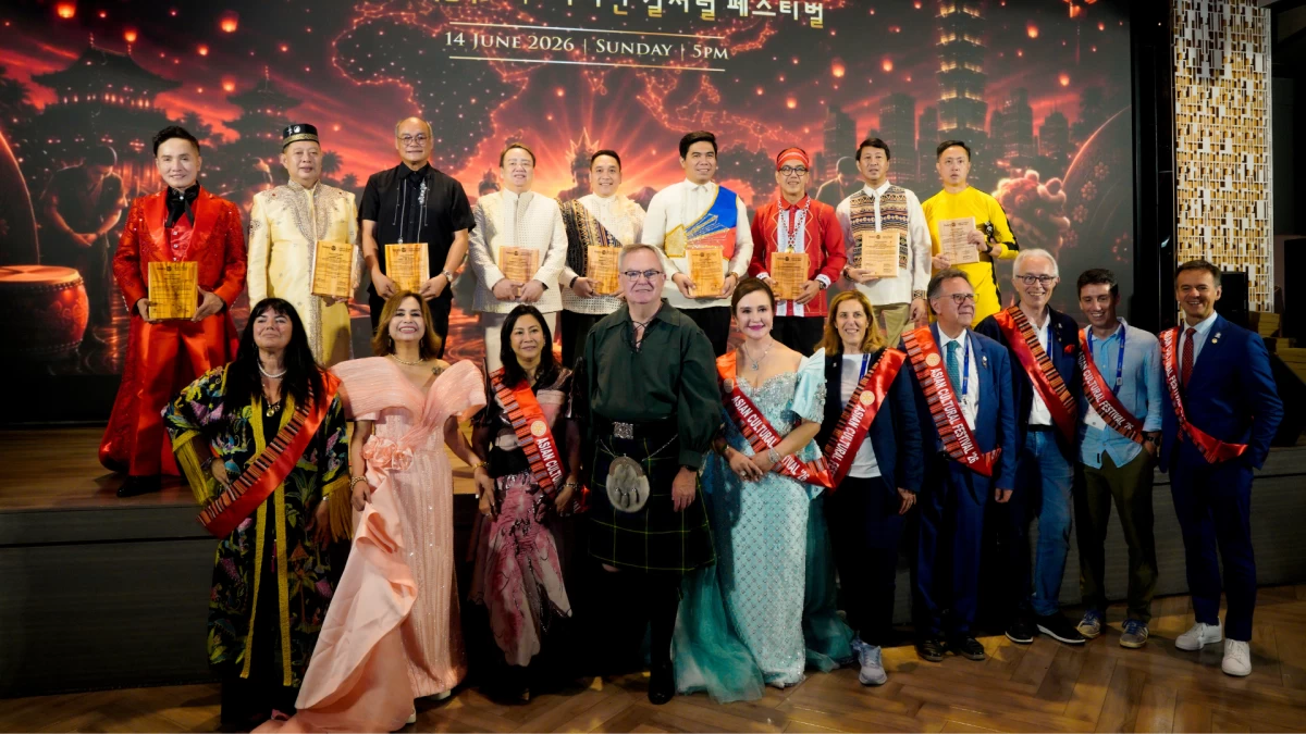 Awardees during the Asian Cultural Festival 2026.