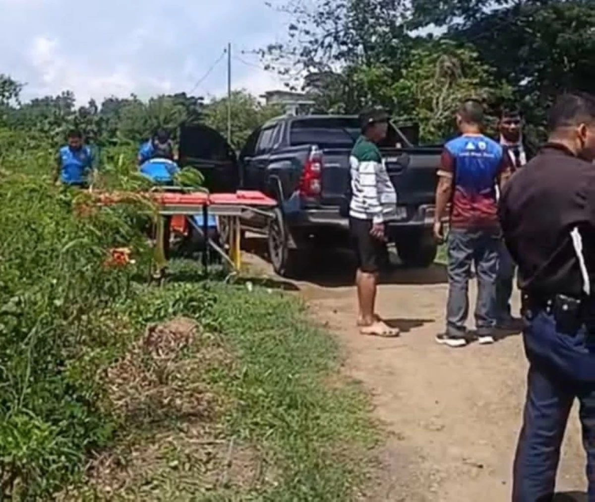 THE scene of the crime in Zamboanga City. (Photo via Liza Jocson)