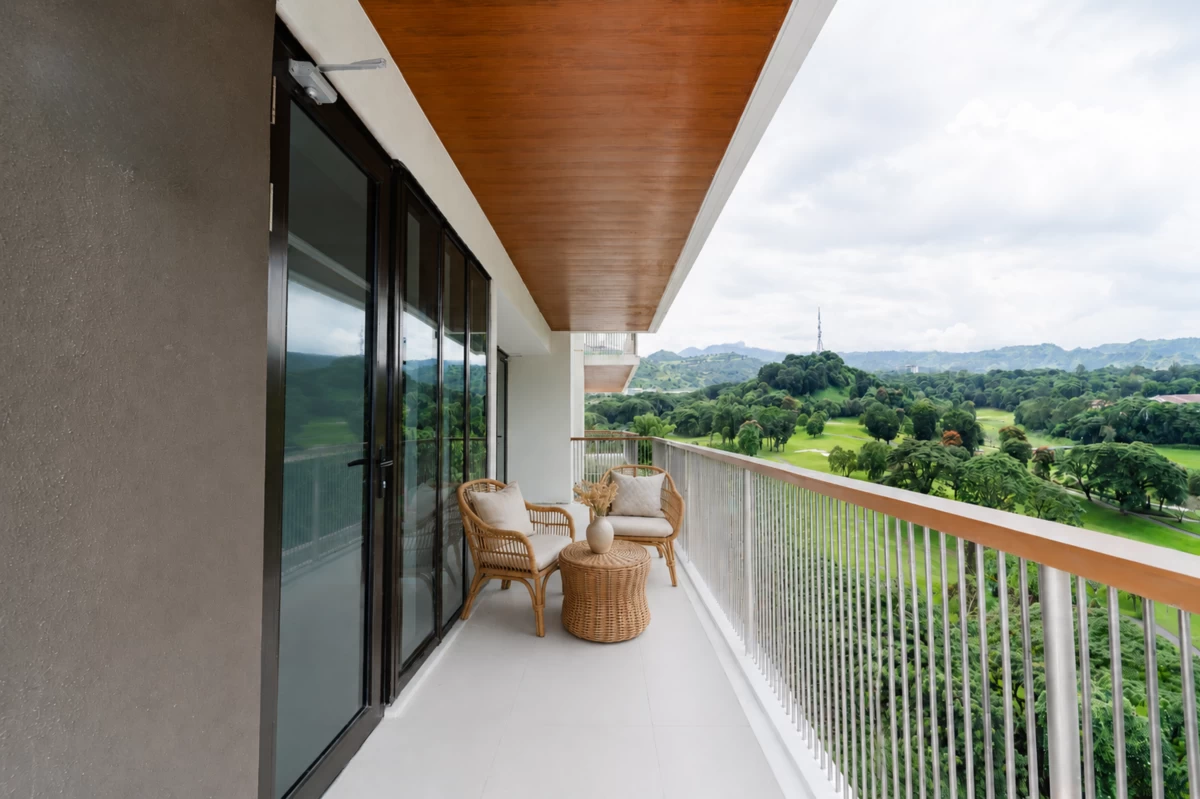 View from Unit 1's balcony, three-bedroom unit (Photo: Filigree)