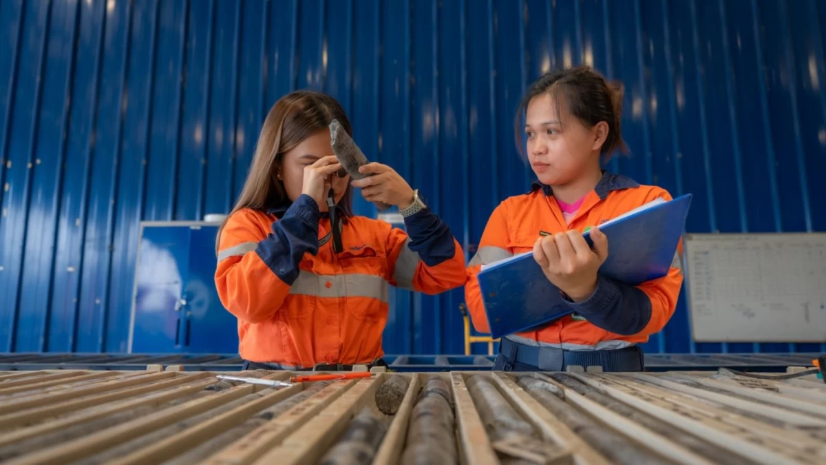 Workers at the Didipio mine. OGP adheres to global safety standards, maintaining a record of zero workplace fatalities or life-altering injuries last year under its ISO 45001:2018-certified management system.