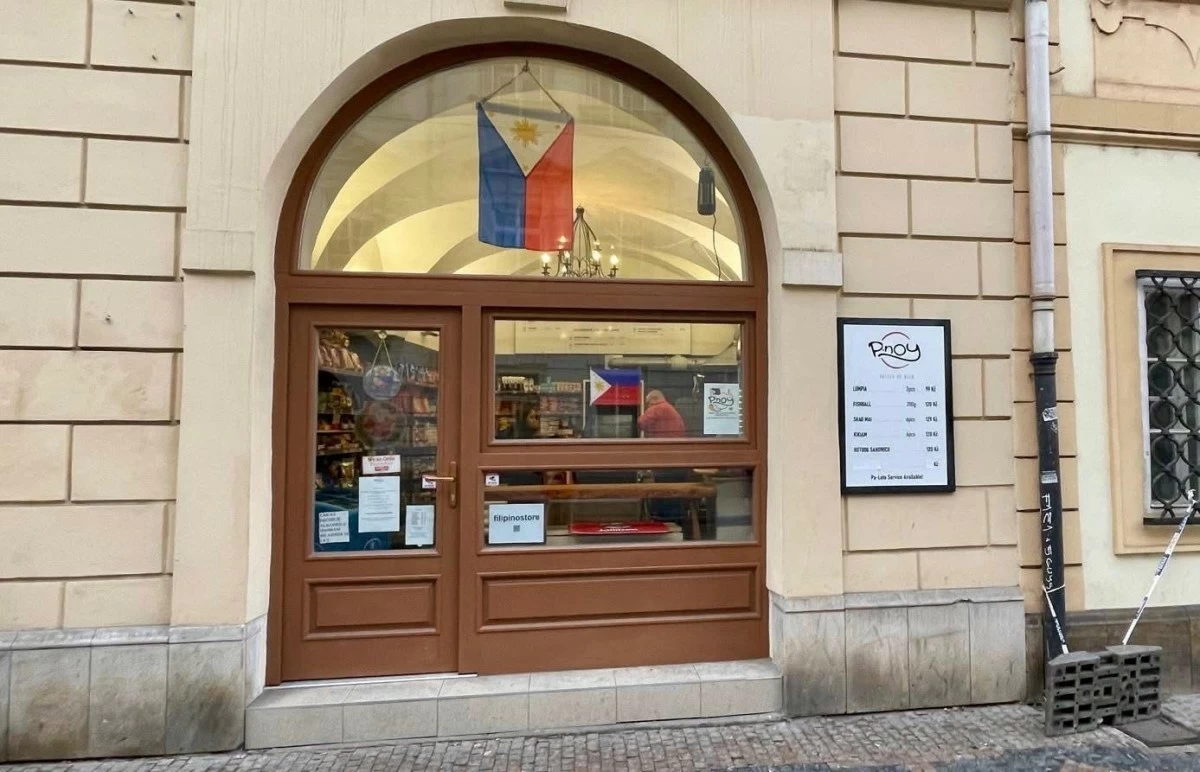 The Filipino store across the street from the Church