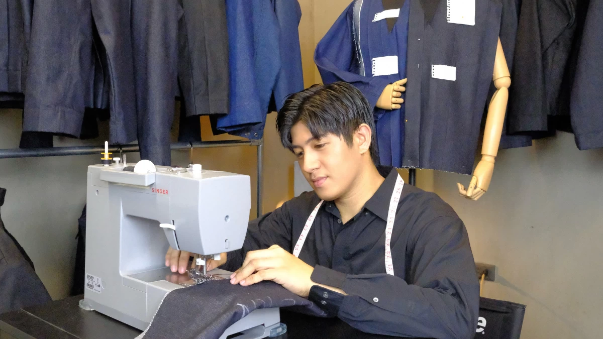 BEYOND THE SEEMS Jaycee is showing that talent doesn't need privilege to make its mark in fashion. (Photos: Orangedot)