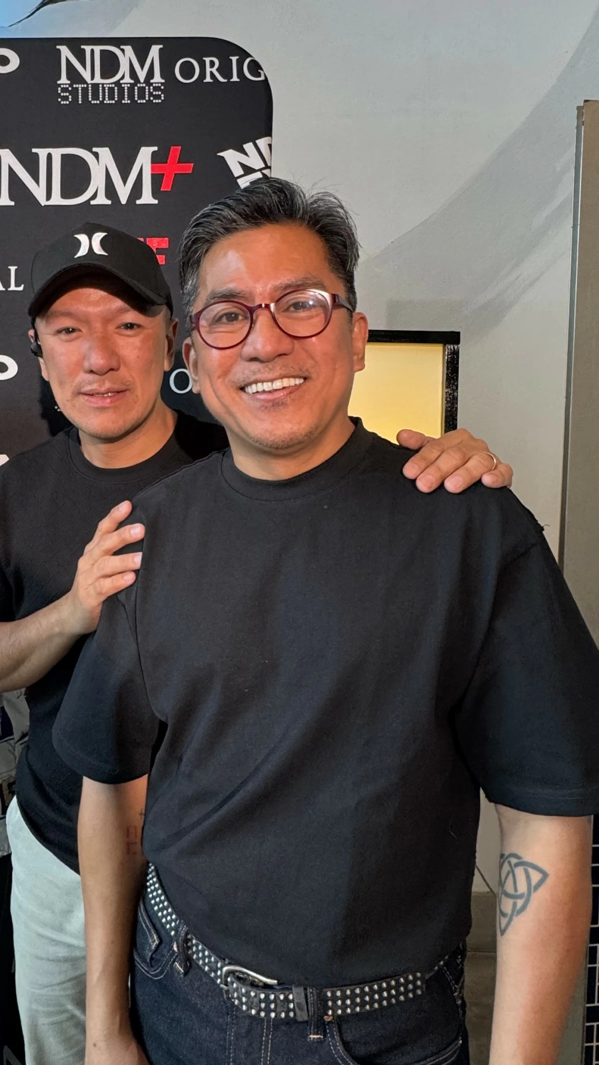 Robert Seña with co star Anthony Ocampo for the film Rob the Firipins
