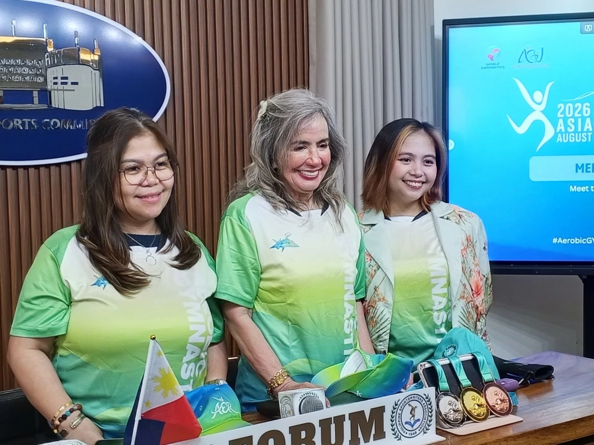 GAP, led by chief Cynthia Carrion (center), eyes successful hosting of the Aerobic Gymnastics Asian Championships which runs from Aug. 4 to 7 at the Tagaytay City Velodrome.
