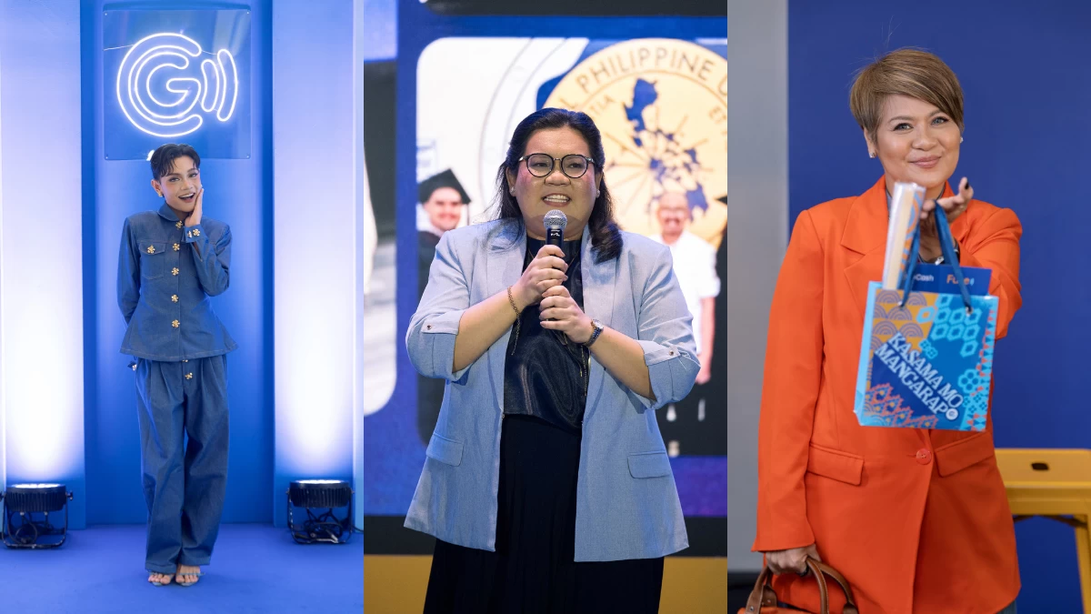 (From left) Esnyr, Atty. Shiela, and Candy Pangilinan
