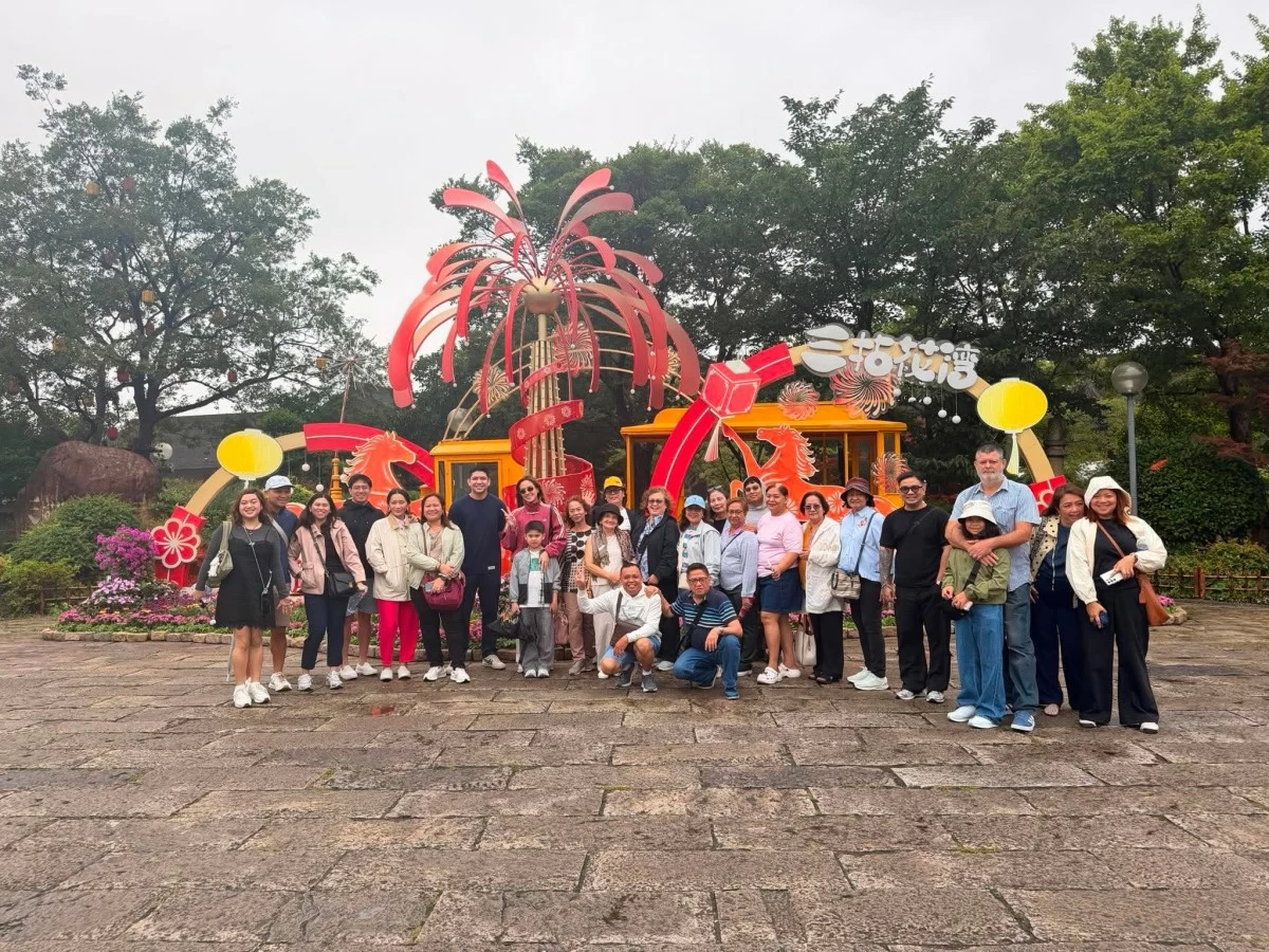 While exploring the lovely city of Wuxi, the group went to the Nianhua Bay Zen Town. (Photo: Sta. Lucia Land)