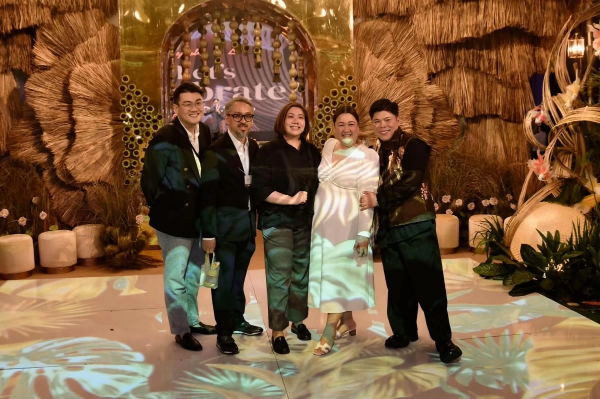 Soh Rosario, Berg Go, Frances Agustin of Space at One Ayala, Conessa Regachuelo of Mandarin Oriental Makati, and Teddy Manuel