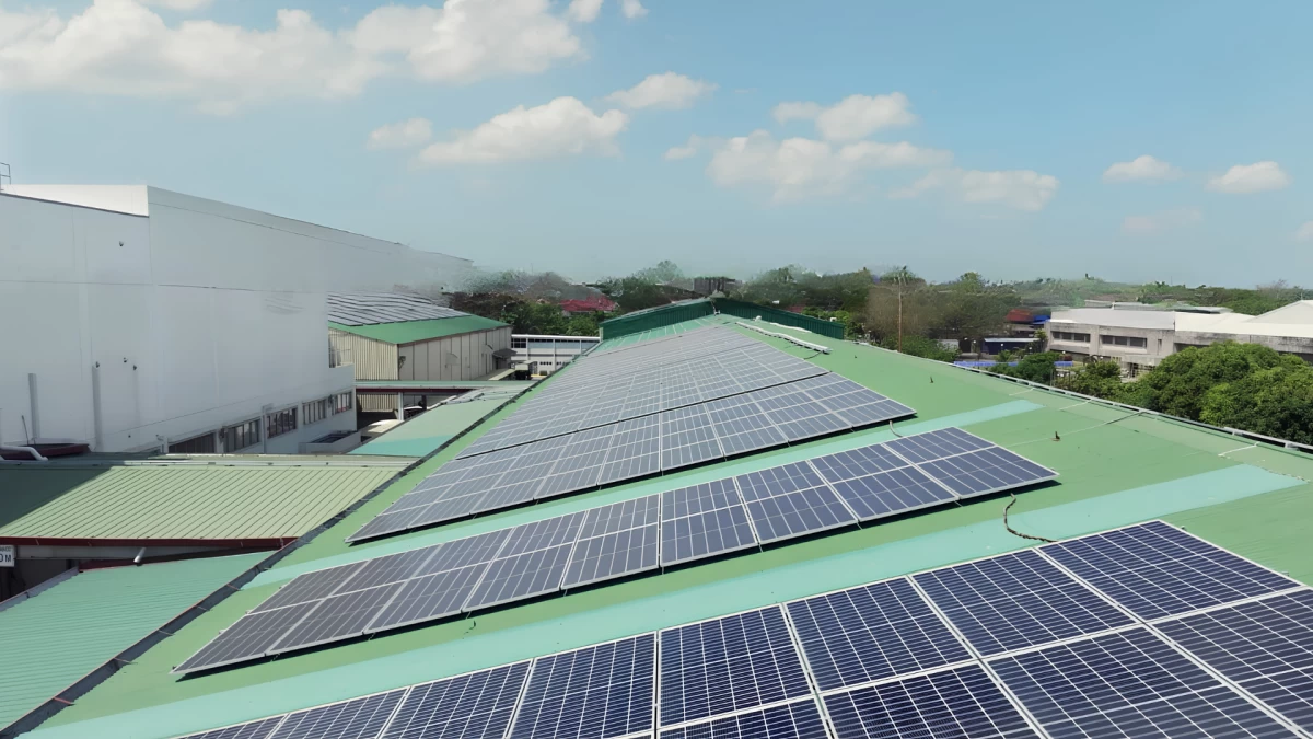 APF Bulacan’s transition to 100% renewable energy is sourced 30% from solar panels and the remaining from a renewable energy supplier.