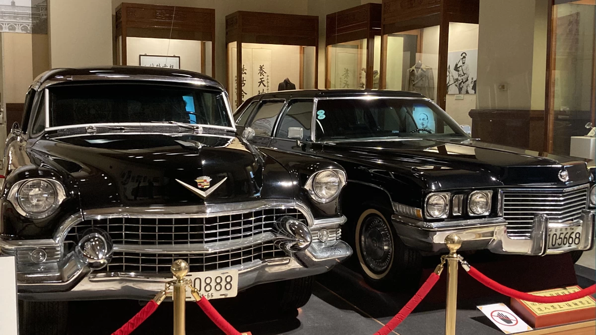 Presidential vehicles on display
