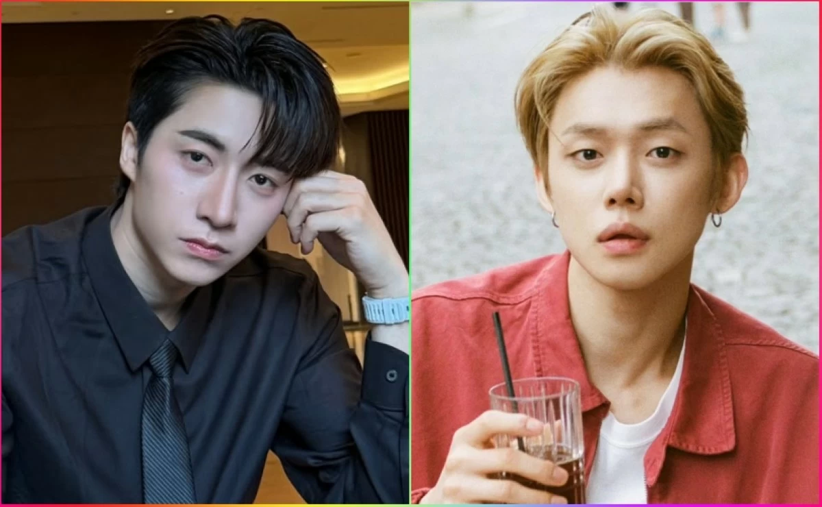 Thai singer Jung (left) and K-pop artist Yeonjun (Instagram) 
