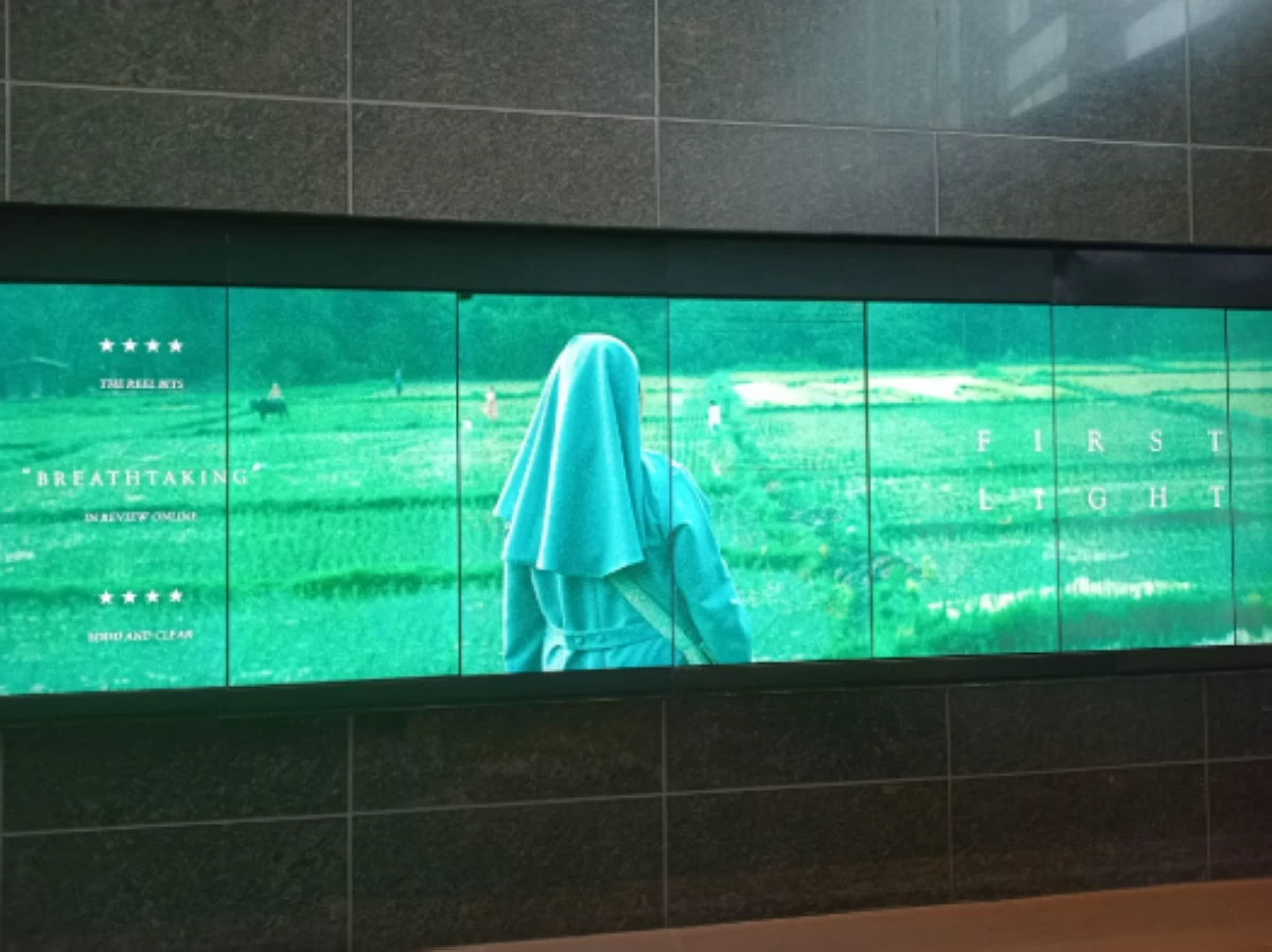 Visual of First Light Movie Poster at the Ayala Museum (Photo by Sean Fernando)
