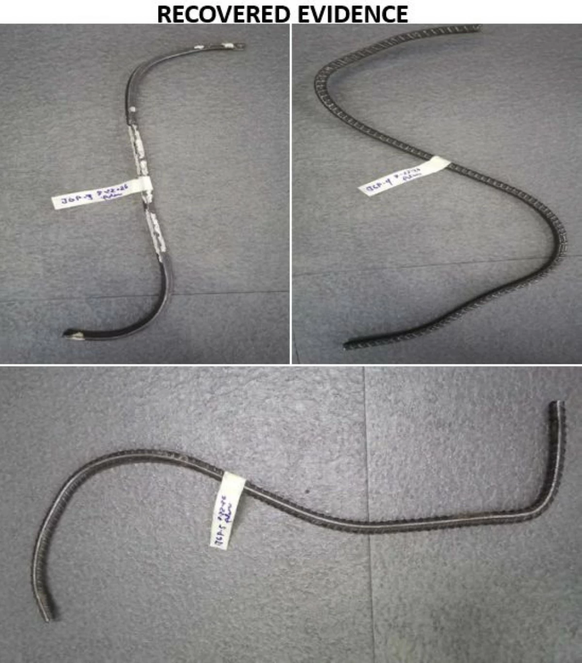 Photos show evidence recovered from the suspects. (Photos from Southern Police District)