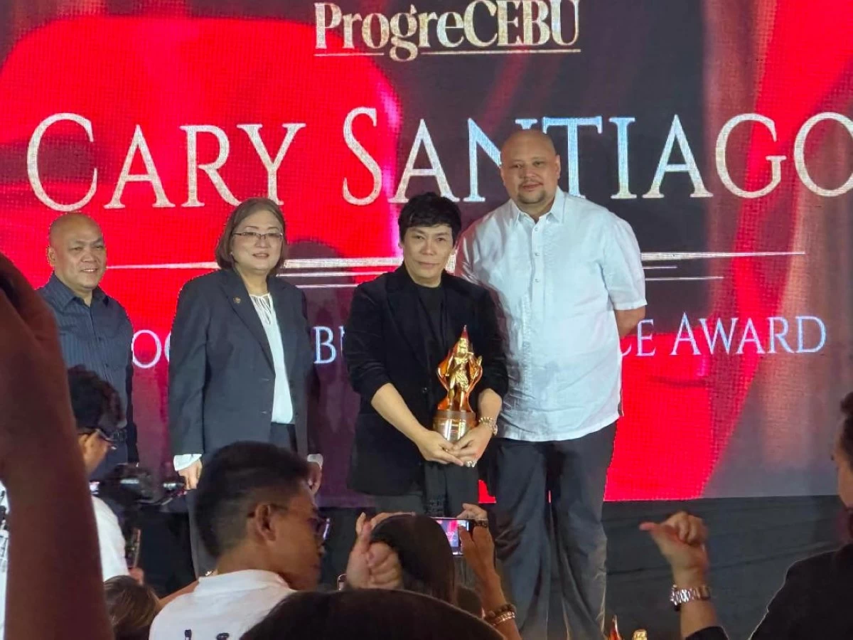 WORLD-RENOWNED fashion designer Cary Santiago is one of the awardees in the 3rd ProgreCEBU Awards. (Photo via Calvin Cordova) 