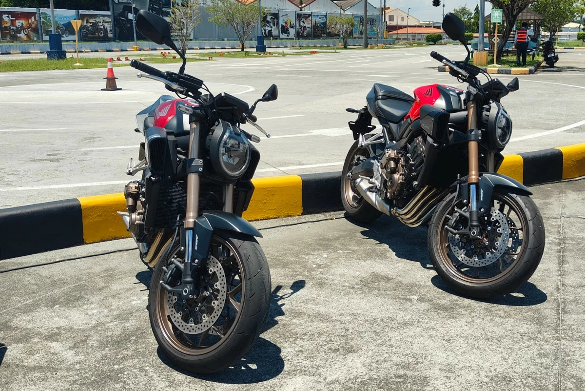 Two Honda CB 650 Rs