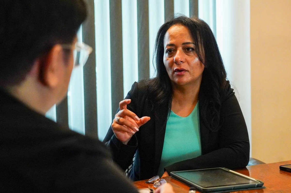 Palestinian Minister of Social Development and Minister of State for Relief Affairs Dr. Samah Hamad (JL Abrina/Manila Bulletin)