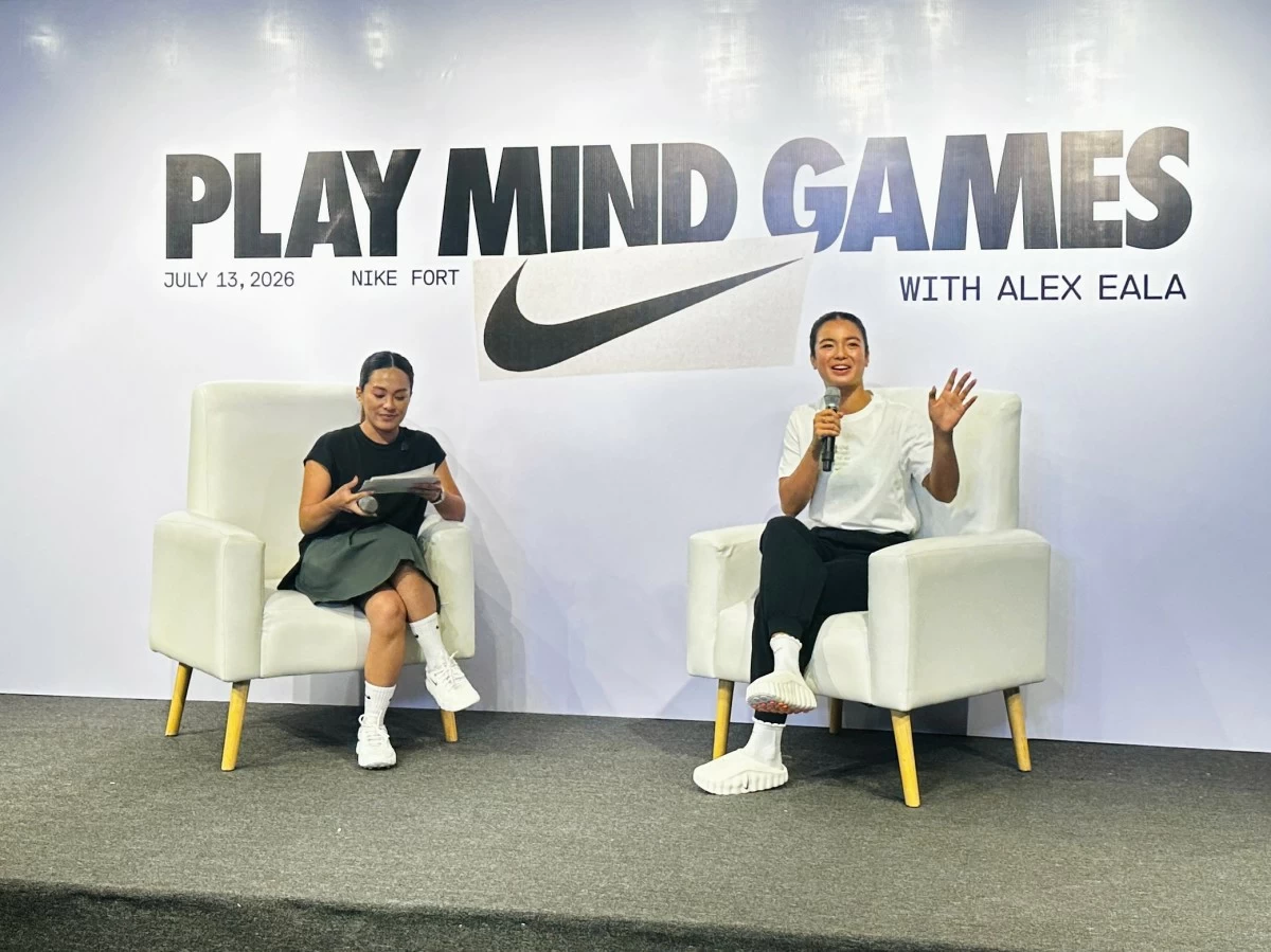 Alex Eala meets fans and fellow athletes at Nike Philippines’ special event in Taguig City.