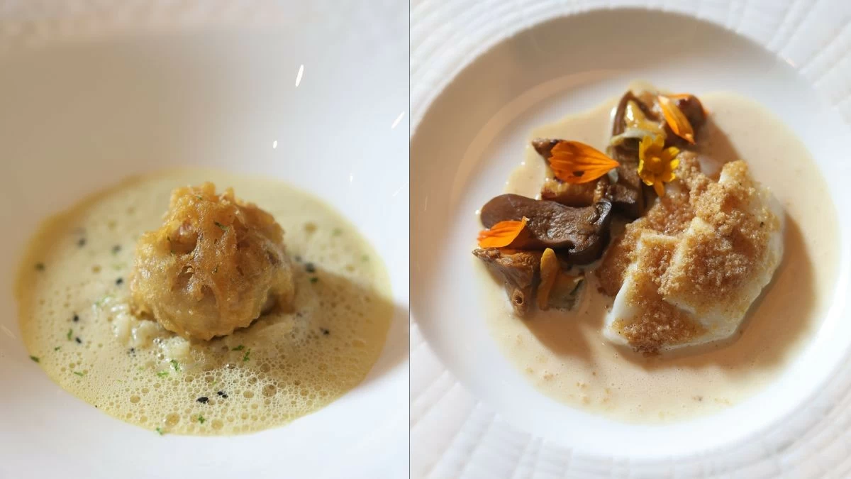 Cripsy Korean Chicken Oyster and Halibut Viennoise (Photo: Discovery Primea)