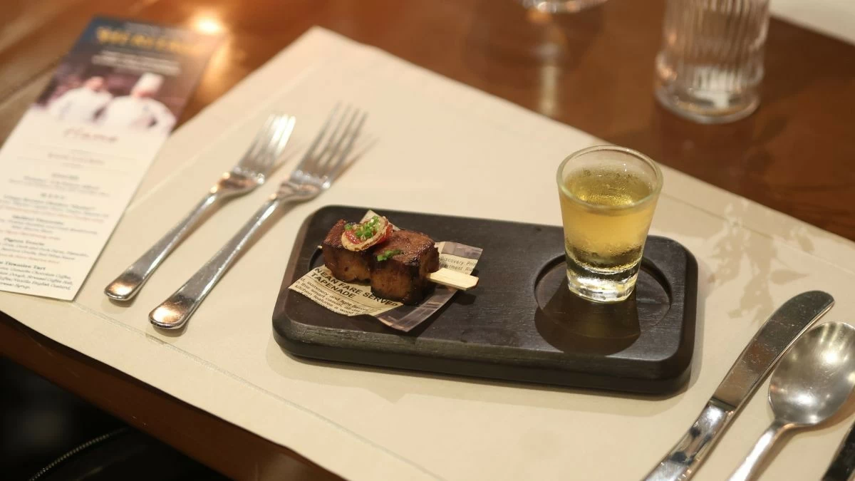Pulutan a la Prince Albert, a title that refers to the iconic restaurant in InerContinental Manila, where chef Cyrille led the kitchen (Photo: Discovery Primea)