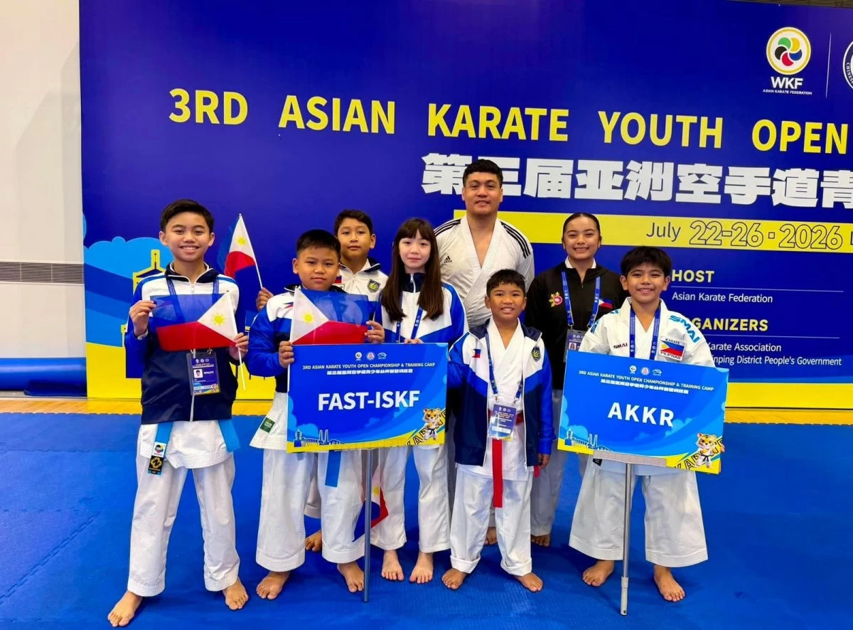 Young Filipino athletes impress in the Asian Karate tournament.