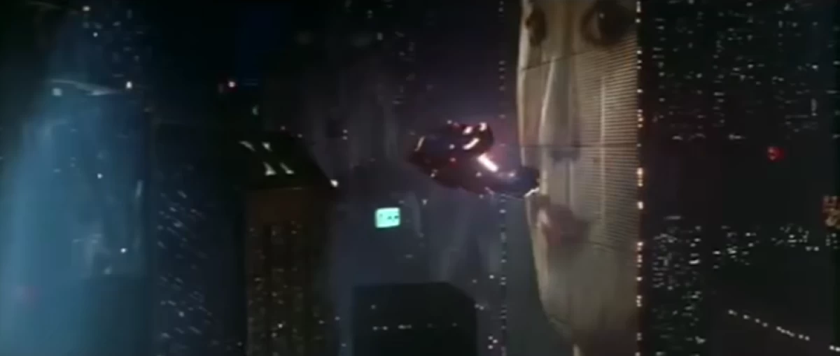 A screenshot from Blade Runner