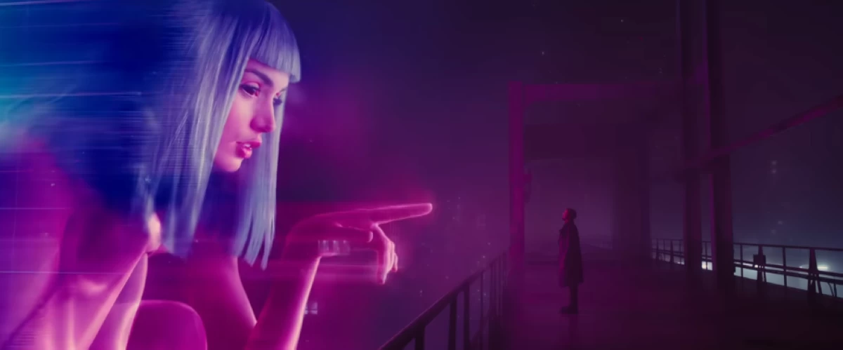 A screenshot from Blade Runner 2049