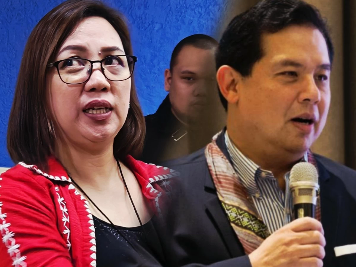 Iloilo 1st district Rep. Janette Garin (left); Leyte 1st district Rep. Martin Romualdez (MANILA BULLETIN, PPAB)