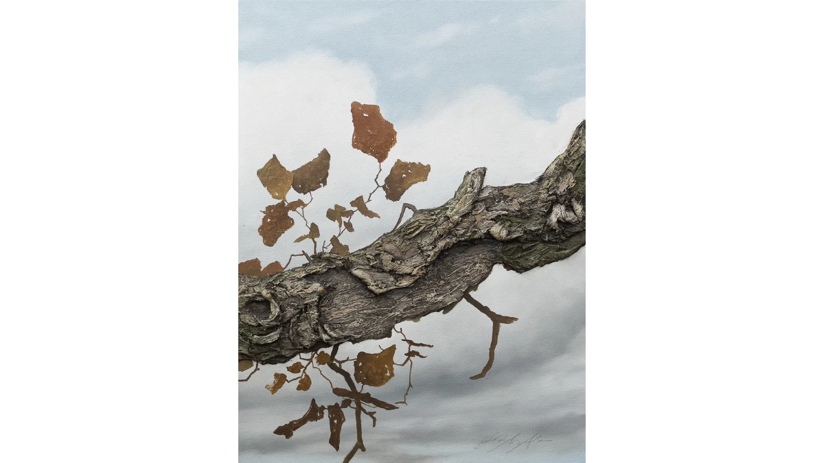 'Fractured Anthology III,' 24 x 18 inches, oil on canvas, 2025