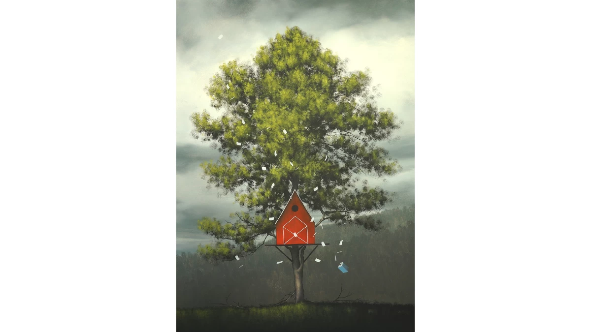 'Forest Keeper,' 40x30 inches, oil on canvas, 2021