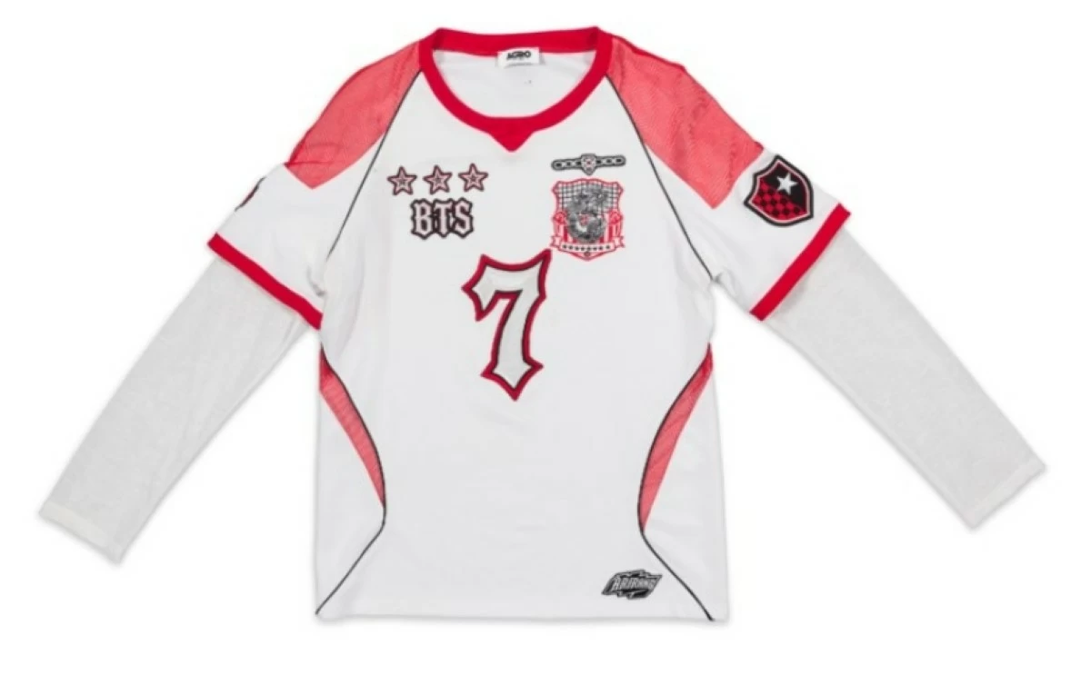 Jimin's shirt that sold for $110,000 at the auction (Christie's) 