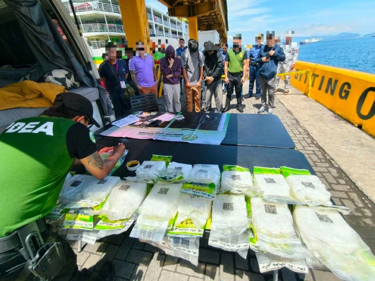 SUSPECTED shabu valued at P510-million recovered in Batangas City. (Photo via Danny Estacio)