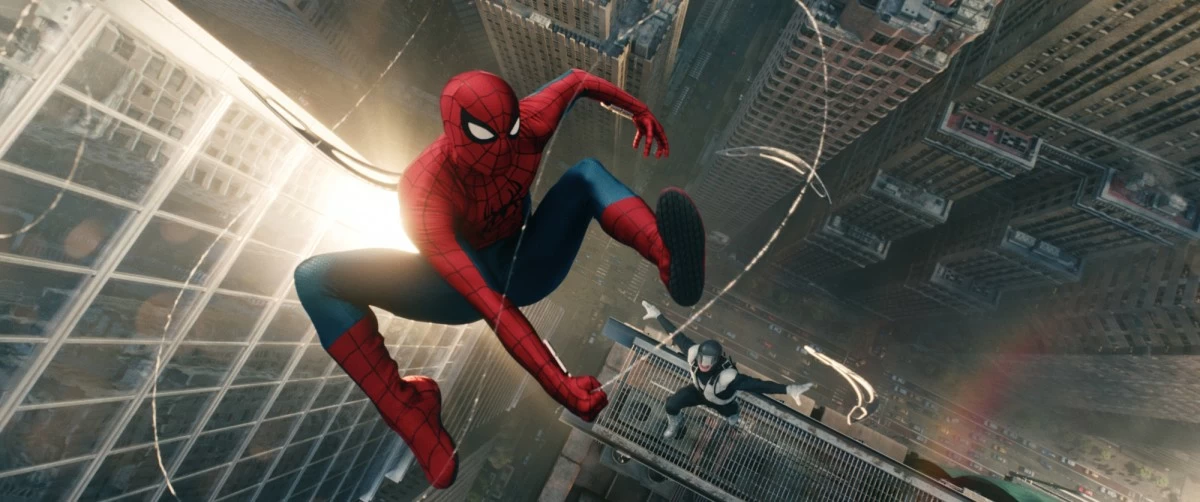 Tom Holland as Peter Parker on 